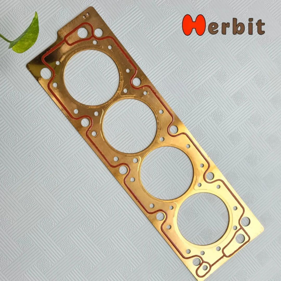 تصویر از واشر سرسیلندر یک طرف مس 405 دو سوراخ Herbit