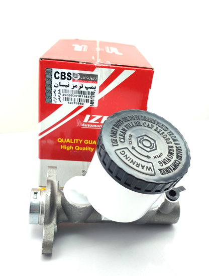 تصویر از پمپ ترمز نیسان CBS با مخزن ایزل